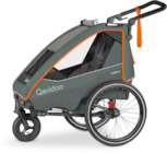 Fahrradanhänger Lynx 1 Forest Green Angebote von Qeridoo bei Netto Marken-Discount Plauen für 399,00 €