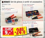 Norma Uckange - Promo Set de pinces à sertir et accessoires Promo Set de pinces à sertir et accessoires à 9,00 € dans le catalogue Norma à Uckange