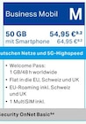 Business Mobil M bei Telebaumann im Prospekt "" für 54,95 €