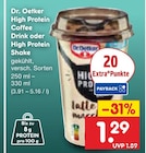 Aktuelle Kaffee Angebote bei Netto Marken-Discount in Bad Salzuflen Aktuelles High Protein Coffee Drink Angebot bei Netto Marken-Discount in Bad Salzuflen ab 1,29 €