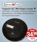 Tragbarer CD / MP3 Player PC520MF im V-Markt Prospekt Tragbarer CD / MP3 Player PC520MF von Reflexion im aktuellen V-Markt Prospekt für 34,99 €