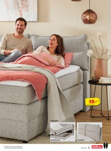 Bett im aktuellen Höffner Prospekt (Hamm) Bett im Höffner Prospekt "IMMER BESSER!" mit 28 Seiten (Hamm)