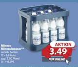Mineralwasser von Mineau für 3,49 € bei combi im Angebot Mineralwasser von Mineau im aktuellen combi Prospekt