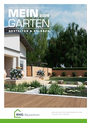 Aktueller RHG Baucentrum Baumärkte Prospekt in Oberkotzau und Umgebung, "Der Katalog für Gartengestaltung, Gartenpflege und Gartenfreizeit." mit 312 Seiten, 23.02.2026 - 31.07.2026