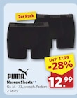 Herren Shorts Angebote von Puma bei combi Celle für 12,99 €