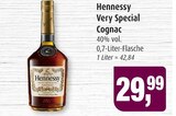 Very Special Cognac im Angebot bei Markant in Kiel Very Special Cognac Angebote von Hennessy bei Markant Kiel für 29,99 €