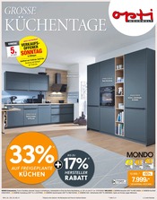 Aktueller Opti-Wohnwelt Prospekt mit Küchenmöbel, "Große Küchentage", Seite 1