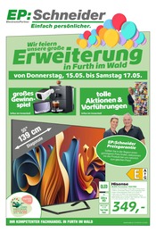 Aktueller EP: Elektromarkt Prospekt in Lindberg und Umgebung, "Wir feiern unsere große Erweiterung in Furth im Wald." mit 12 Seiten, 12.05.2025 - 26.05.2025