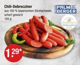Chili-Debrecziner im Angebot bei V-Markt in Regensburg Chili-Debrecziner Angebote von Palmberger bei V-Markt Regensburg für 1,29 €