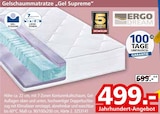 Aktuelles Gelschaummatratze "Gel Supreme" Angebot bei Segmüller in Erlangen ab 499,00 €