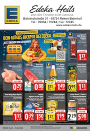 Aktueller EDEKA Supermarkt Prospekt für Reken: Aktuelle Angebote mit 24} Seiten, 16.02.2026 - 21.02.2026