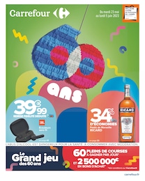 Prospectus Carrefour, "60 ans",  pages, 23/05/2023 - 05/06/2023
