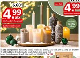 LED-Stumpenkerze im Segmüller Prospekt LED-Stumpenkerze von im aktuellen Segmüller Prospekt für 4,99 €