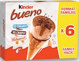 -50% remise immédiate sur le 2ème sur toutes les glaces KINDER - KINDER en promo chez Intermarché Super Nice