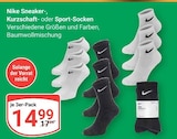 Aktuelles Sneaker-, Kurzschaft- oder Sport-Socken Angebot bei GLOBUS in Koblenz ab 14,99 €