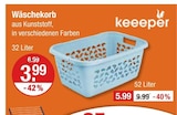 Garten Aufbewahrung im V-Markt Prospekt Wäschekorb von keeper im aktuellen V-Markt Prospekt für 3,99 €