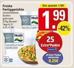 Fertiggerichte Angebote von Frosta bei WEZ Bad Oeynhausen für 1,99 €