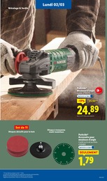 Offre Meuleuse dans le catalogue Lidl du moment à la page 65