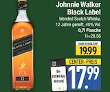 Aktuelle Whiskey Angebote bei E center in Regensburg Aktuelles Black Label Angebot bei E center in Regensburg ab 17,99 €