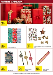 Offre Papier Cadeau dans le catalogue Carrefour du moment à la page 115