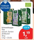 Tee Angebote von Schneekoppe bei budni Lüneburg für 1,19 €