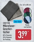 Mikrofaser-Geschirrtücher von Crofton für 3,99 € bei ALDI Nord im Angebot Mikrofaser-Geschirrtücher von Crofton im aktuellen ALDI Nord Prospekt