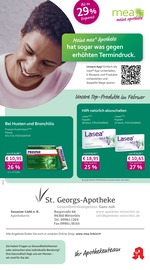 mea - meine apotheke Apotheken Prospekt der aktuellen Woche mit 4 Seiten, gültig von 01.02.2026 bis 28.02.2026, in Stallwang und Umgebung Aktueller mea - meine apotheke Apotheken Prospekt in Stallwang und Umgebung, "Unsere Februar-Angebote" mit 4 Seiten, 01.02.2026 - 28.02.2026