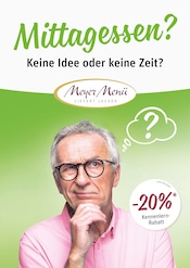 Meyer Menü Weitere Geschäfte Prospekt der aktuellen Woche mit 4 Seiten, gültig von 04.12.2025 bis 10.12.2025, in Karlsruhe und Umgebung Aktueller Meyer Menü Weitere Geschäfte Prospekt in Karlsruhe und Umgebung, "Mittagessen? Keine Idee oder keine Zeit?" mit 4 Seiten, 04.12.2025 - 10.12.2025