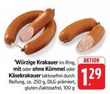 Würzige Krakauer im Ring bei E center im Offenburg Prospekt für 1,29 €