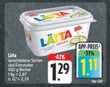 Original im Angebot bei EDEKA in Schweinfurt Original Angebote von Lätta bei EDEKA Schweinfurt für 1,11 €