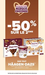 Prix et réduction Häagen Dazs dans le prospectus Carrefour en cours Offre Häagen Dazs dans le catalogue Carrefour du moment à la page 32
