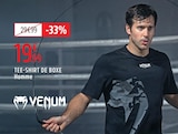 Tee-shirt de boxe Homme - Venum - Intersport à Argenteuil Tee-shirt de boxe Homme - Venum en promo chez Intersport Argenteuil à 19,99 €
