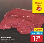 Kalbs-Leber im Angebot bei Netto Marken-Discount in Gelsenkirchen Kalbs-Leber Angebote bei Netto Marken-Discount Gelsenkirchen für 1,29 €