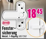 Bauelemente im Hornbach Prospekt Fenstersicherung von BEVER im aktuellen Hornbach Prospekt für 18,45 €