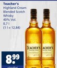 Highland Cream im Angebot bei Getränkewelt in Dortmund Highland Cream Angebote von Teacher's bei Getränkewelt Dortmund für 8,99 €