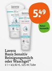 Basis Sensitiv Reinigungsmilch von Lavera im aktuellen tegut Prospekt für 5,49 €