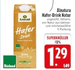 Hafer-Drink Natur im EDEKA Prospekt Hafer-Drink Natur von Alnatura im aktuellen EDEKA Prospekt für 1,29 €