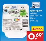 Speisequark im Netto Marken-Discount Prospekt Speisequark von Gutes Land im aktuellen Netto Marken-Discount Prospekt für 0,69 €