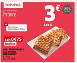 Promo GRILLÉS INDIVIDUELS AUX POMMES PUR BEURRE à 3,00 € dans le catalogue Auchan Supermarché à Cheverchemont