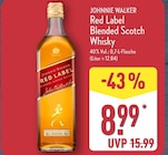 Aktuelles Red Label Blended Scotch Whisky Angebot bei ALDI Nord in Dresden ab 8,99 €