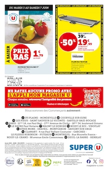 Promotion Plancha dans le prospectus Super U, valable du 03/06/2025 au 15/06/2025 Promo Plancha dans le catalogue Super U du moment à la page 32