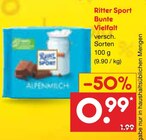 Bunte Vielfalt Angebote von Ritter Sport bei Netto Marken-Discount Garbsen für 0,99 €