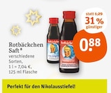 Saft Angebote von Rotbäckchen bei tegut Rüsselsheim für 0,88 €