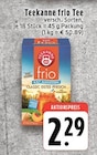 frio Tee Classic Eistee Pfirsich Angebote von Teekanne bei EDEKA Krefeld für 2,29 €