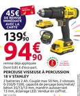 Perceuse visseuse à percussion 18 v - STANLEY en promo chez Mr. Bricolage Argenteuil à 94,90 €