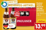 Original Münchner Hell oder Alkoholfrei von Paulaner im aktuellen Netto Marken-Discount Prospekt für 13,99 €