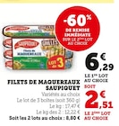 Super U Saint-Germain-du-Corbeïs - Promo Filets de maquereaux Promo Filets de maquereaux à 2,51 € dans le catalogue Super U à Saint-Germain-du-Corbeïs