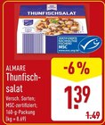 Thunfischsalat von ALMARE für 1,39 € bei ALDI Nord im Angebot Thunfischsalat von ALMARE im aktuellen ALDI Nord Prospekt