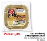 Backpapierschalen Angebote von Gut & Günstig bei E center Offenbach für 1,49 €