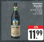 Aktuelles Fernet-Branca Kräuterlikör Angebot bei EDEKA in Nürnberg ab 11,99 €